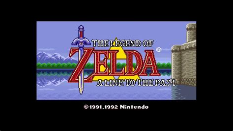 the legend of zelda a link to the past intro [hd] youtube