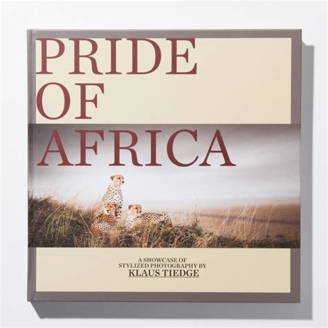 Book Pride of Africa (LARGE) - Klaus Tiedge Fine Art Wildlife Photography