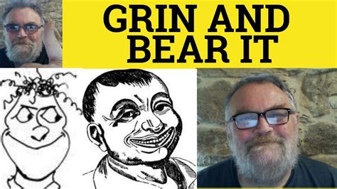 🔵 Grin And Bear It Meaning Grin And Bear It Definition Idioms Esl