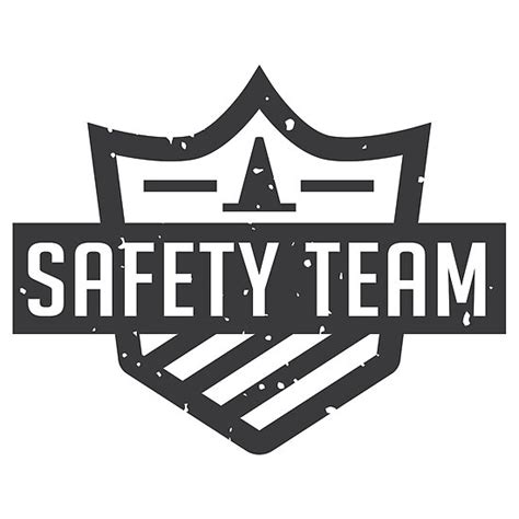 Safety Team Badge Poster By Biddenback Redbubble