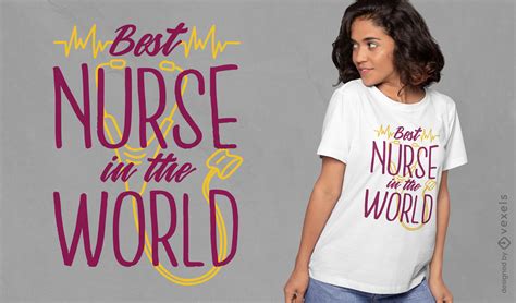 Healthcare Nurse Quote T Shirt Design Vector Download
