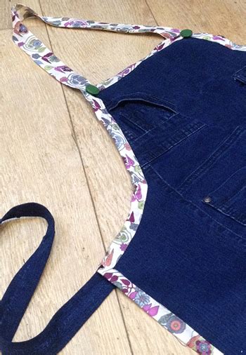 My Sewing Projects Denim Apron Made From Old Jeans Sew Different