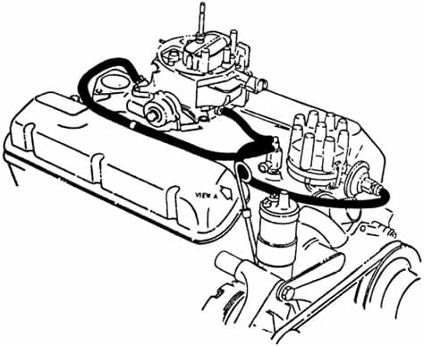 1961 390 Cadillac engine vacuum hose diagram
