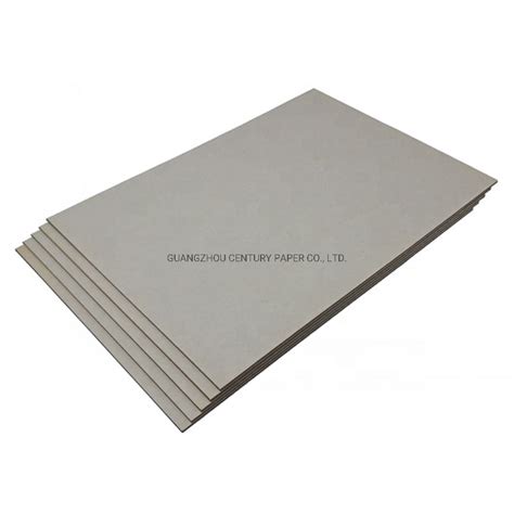 15mm 2mm Recycled Duplex Board With Grey Back Coated Paper Chipboard
