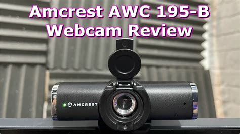 Awc195 B Amcrest Webcam Review Mic Test And Image Quality Test Youtube
