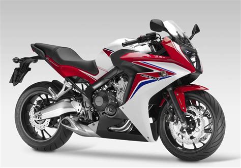 It's made out of titanium for light weight, and the design also contributes to the bike's mass centralization. HONDA CBR650F (2014-on) Review | Speed, Specs & Prices | MCN