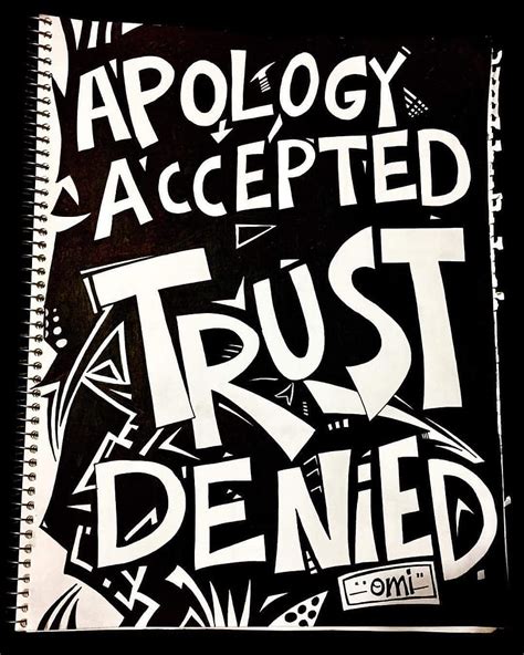 Trust Accepted Apology Note Omi Quotes Wording Hd Phone