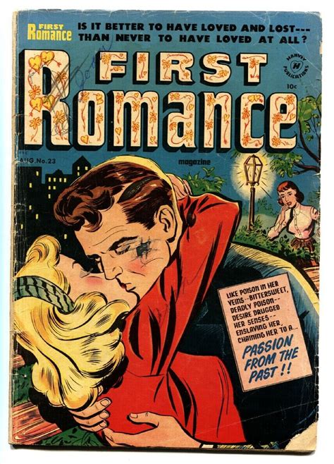 First Romance 23 1953 Comic Book Spicy Poses Nice Art Comic Books Golden Age Harvey