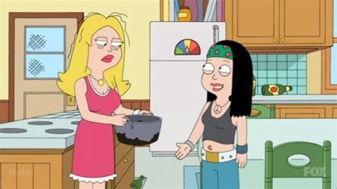 solve american dad francine and hayley smith jigsaw puzzle online with 220 pieces