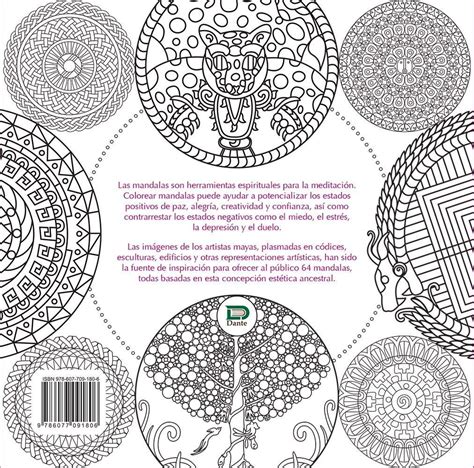 Libro Mandalas Mayas Para Colorear Editorial Dante Yucatan 29900