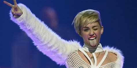 Miley Cyrus Bangerz Tour Twerking Singers Tongue Slide Injures