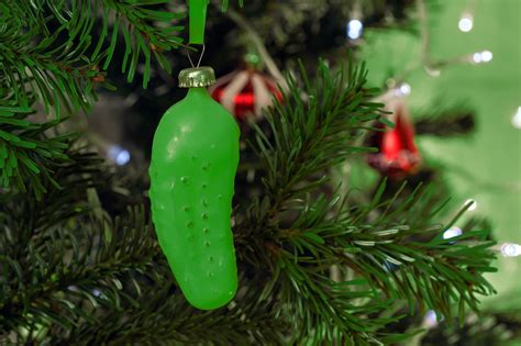 The True Story Behind The Christmas Pickle Tradition Jacobs Christmas