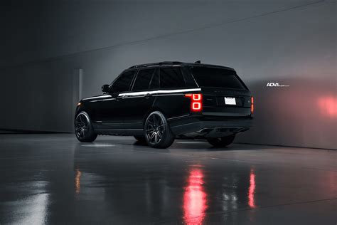 Black Range Rover Sport Adv08 Flowspec Wheels In Satin Black