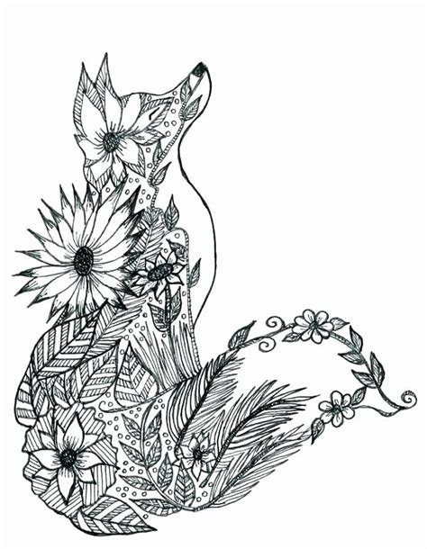 Coloring Pages For Girls Hard Animals