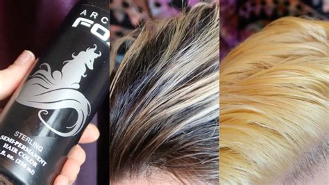 Arctic Fox Sterling Over Yellow Bleached Hair Youtube