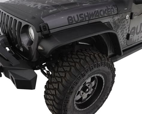 Bushwacker Jeep Flat Style Fender Flares Jeep Wrangler Jl 2018 2019