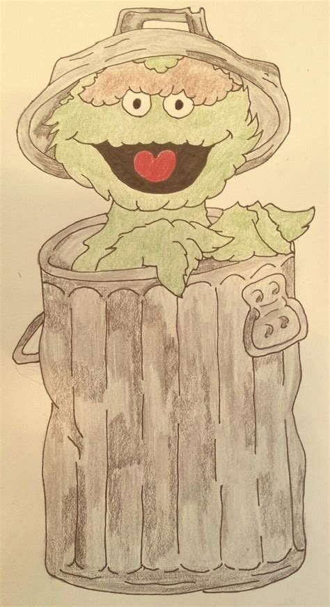 OLD Babe OSCAR THE GROUCH Cookies Party Pictures Sketch Games Kermit Food