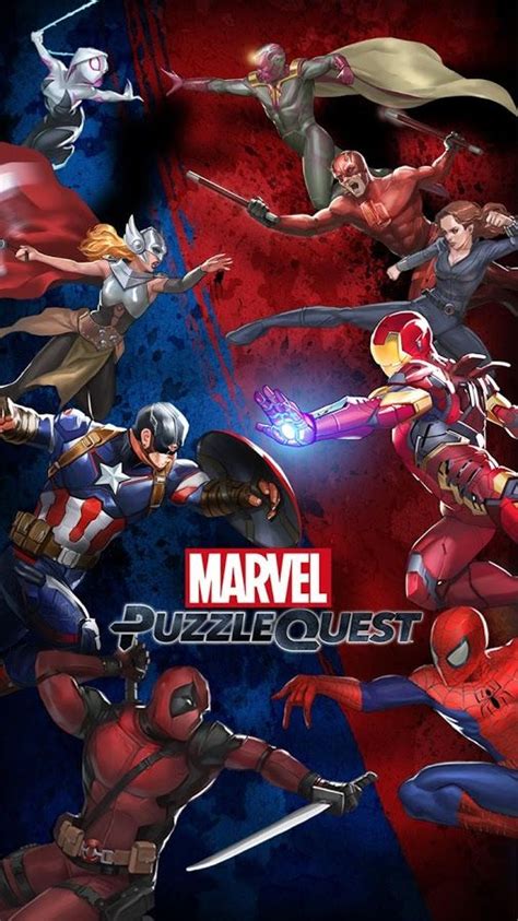 Marvel Puzzle Quest 2015 Promotional Art Mobygames