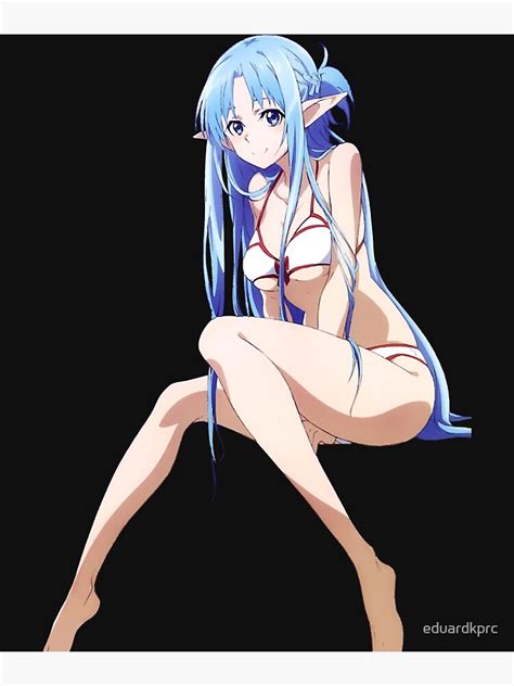 Cute Swimsuit Waifu Asuna Sexy Hentai Anime Yuuki Sword Art Online