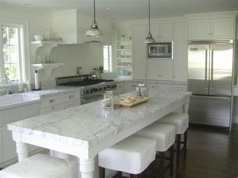Sherwin williams pure white perimeter countertop: 25 Super White granite countertop ideas - the alternative ...