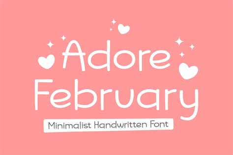 Adore February Font By Situjuh · Creative Fabrica