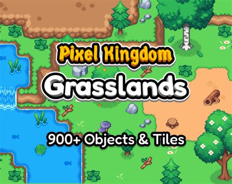 Pixel Kingdom Grasslands By Bonkydev