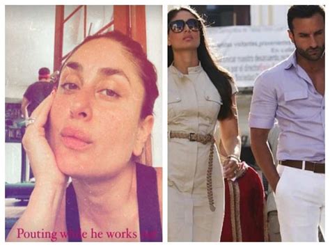 Kareena Kapoor Khan Offers A Sneak Peek Into Saif Ali Khans Workout Session While Trying To