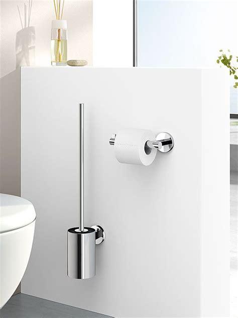 Duschvorhang waschbar vorhang anti schimmel badezimmer badewanne. Toilettenpapierhalter Edelstahl Scala von Zack Design ...