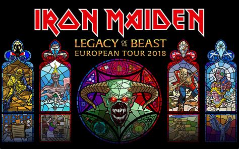 Iron Maiden Announce Legacy Of The Beast European Tour 2018