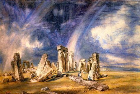 Idhangthatonmywall John Constable 1776 1837 Stonehenge C1820 35