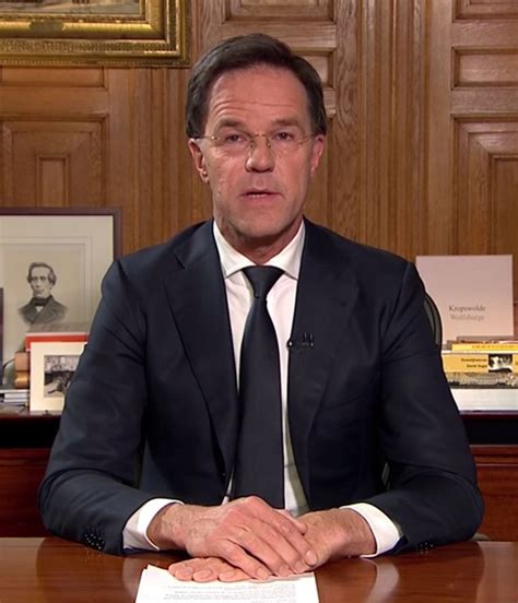 Born 14 february 1967) is a dutch politician serving as prime minister of the netherlands since 2010 and leader of the people's party for. Lees hier de volledige televisietoespraak van premier Mark ...