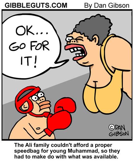 Boxing Cartoon Gibbleguts Comics