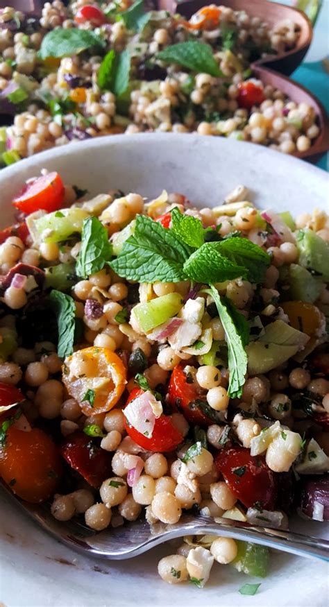 Healthy Mediterranean Couscous Salad Gastronomama