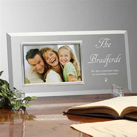 Custom Engraved Glass Photo Frame 5 X 7 Photo Size Custom Glass