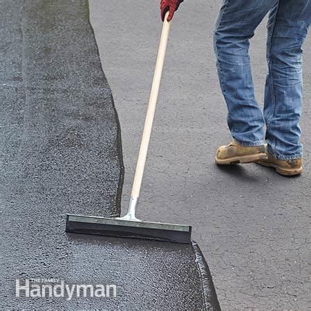 When talking about an area large enough to drive a vehicle on i wouldn't consider any option as easy or cheap. How to Seal an Asphalt Driveway | Asphalt driveway, Diy driveway, Driveway repair