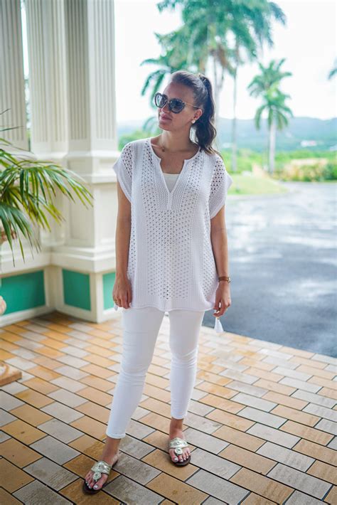 All White Resort Wear With Lilly Pulitzer New York City Fashion And