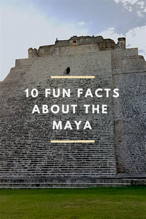 10 Fun Facts About The Maya Multicultural Kid Blogs Mexico For Kids