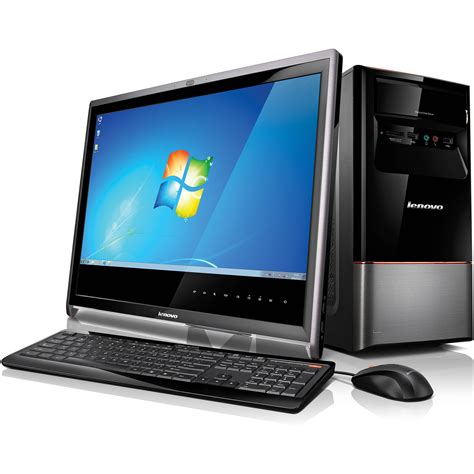 Lenovo H420 Desktop Computer Black 77521qu Bandh Photo Video