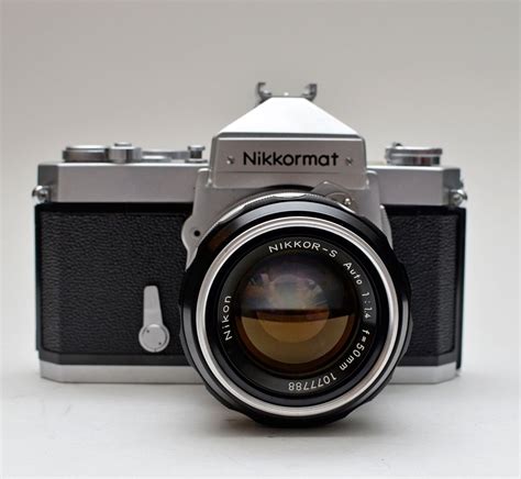 Vintage Nikon Nikkormat Ft 35mm Film Slr Camera With Nikkor S Etsy Canada