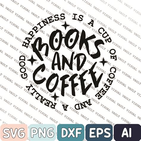 Bookish Svg Bookish Svg Book And Coffee Lover Book Lover Inspire Uplift