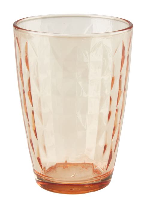 Drinking Glass Sigbert 415ml Orange Jysk