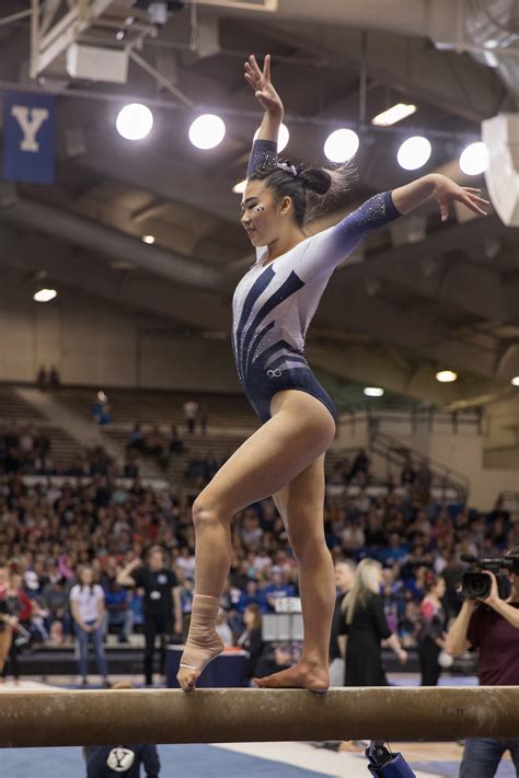 BYU Gymnastics Tops SUU Finishes Regular Season On A High Note The Daily Universe
