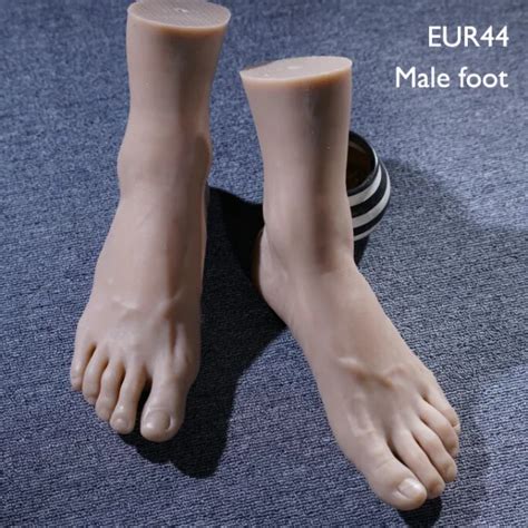 Silicone Feet Model Male 26 5cm Mannequin Legs Foot Eur44 Lifelike Display 49 68 Picclick