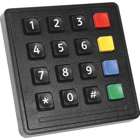 Storm Interface Square Pin Numeric Industrial Keypad 33ua27720