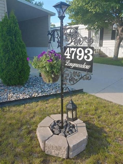 Driveway Address Sign Double Sided Reflective Address 911 Etsy