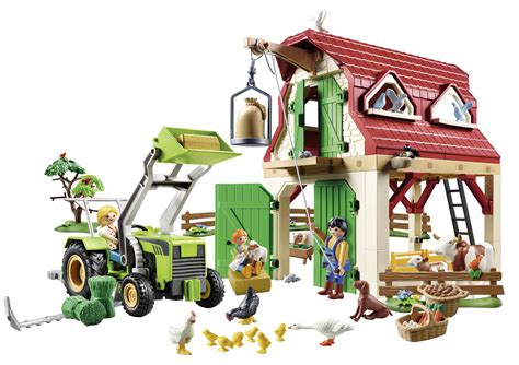 Playmobil Farm With Small Animals Action Figure Set 204 Pieces