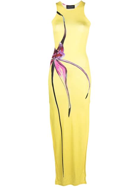 Louisa Ballou Sea Breeze Floral Print Maxi Dress Farfetch