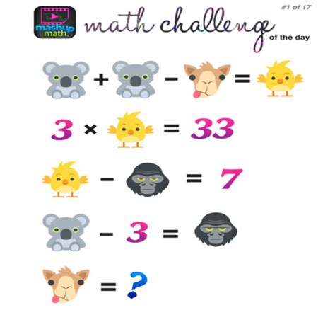 Awesome Math Challenges Smathsmarts