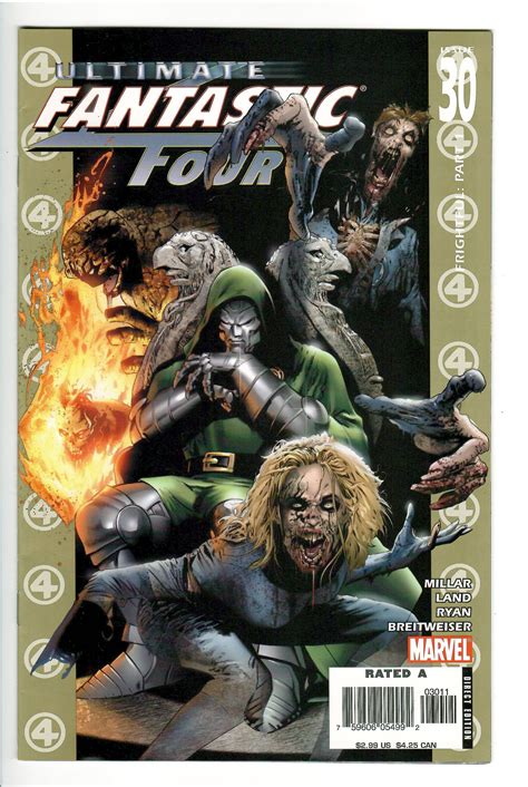 Ultimate Fantastic Four 30 Nm 1st Full Cover App Marvel Zombies