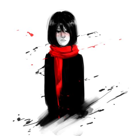 Girl With Her Red Scarf By Clearlymistaken On Deviantart